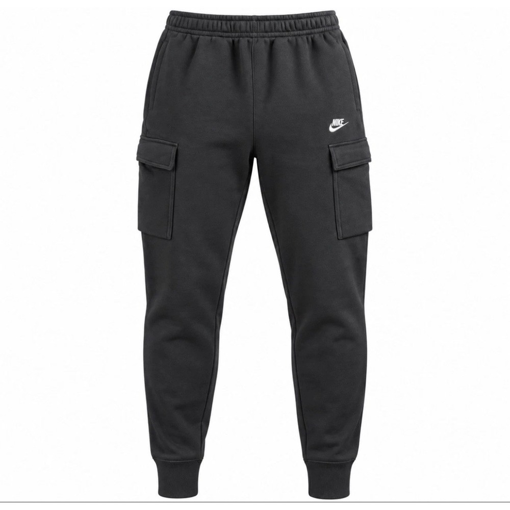 Nike Cargo Jogger Sweatpants Fleece Men's Size Large CD3129-010